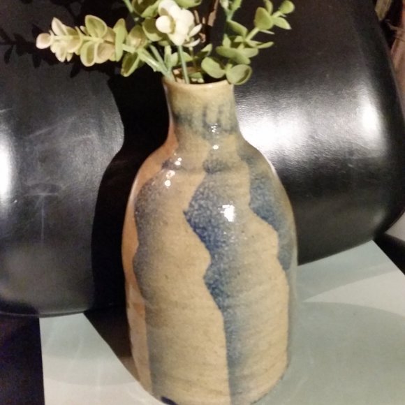 Handmade 3lb Vase with Greens - Picture 2 of 2